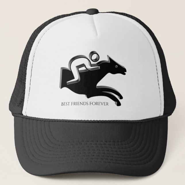Logotyp för hästkapplöpningJockeyridning Keps (Framsida)