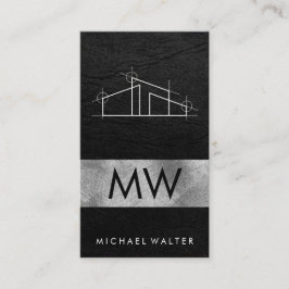 Logotyp för hemarkitektur visitkort