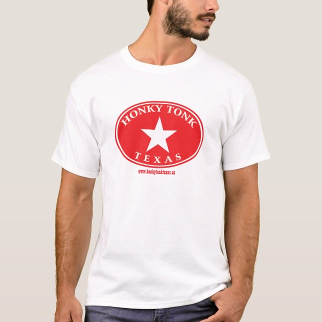 Logotyp för HonkyTonk Texas Oval T Shirt (Framsida)