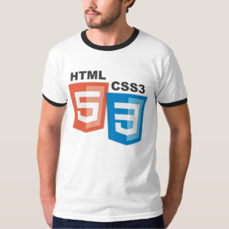 Logotyp för HTML5 CSS3 Tee Shirt