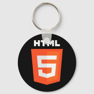 Logotyp för HTML 5 Nyckelring