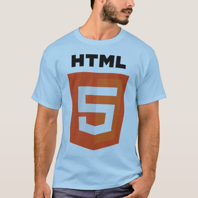 Logotyp för HTML 5 T Shirt (Framsida)