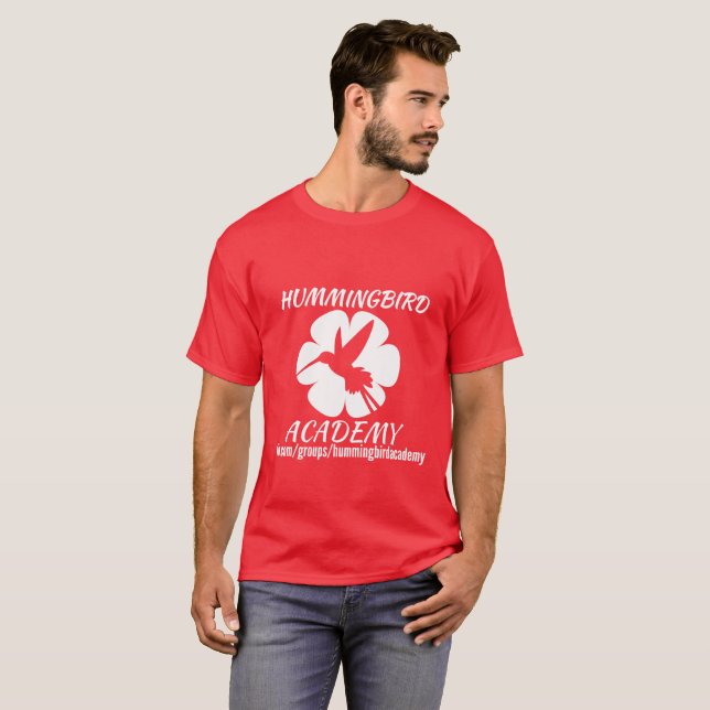 Logotyp för Hummingbirdakademivit T-shirt (Hel framsida)