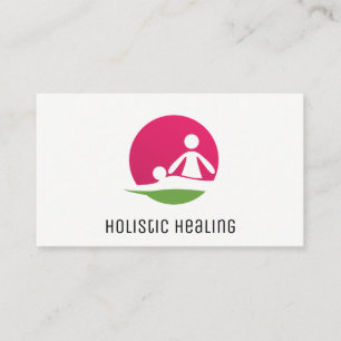 Logotyp för humoristiska läkemedel Massage Visitkort
