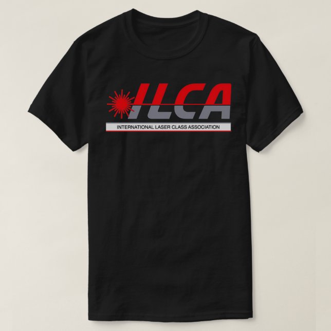 Logotyp för ILCA Internationell Laser Sailing Asso T Shirt (Design framsida)