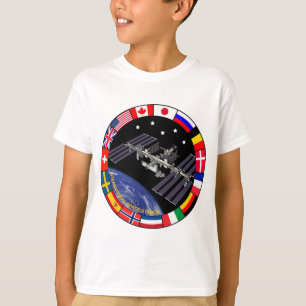 Logotyp för ISS-medlemkomposit Tee Shirt