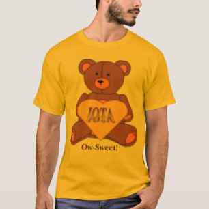 Logotyp för jotaälsklingbjörn, Ow-Sötsak! Tee