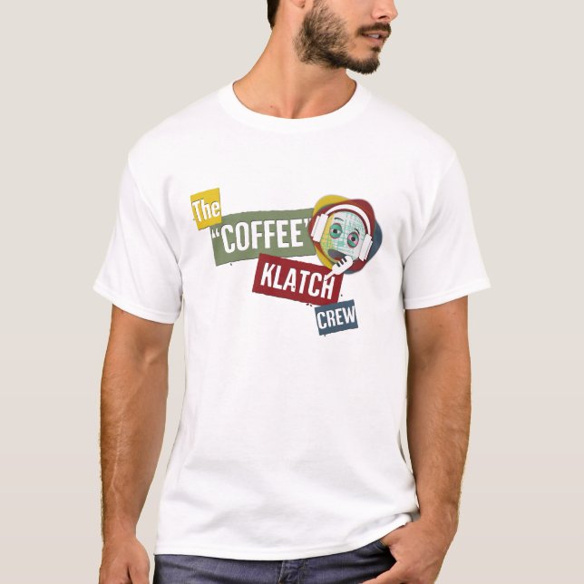 Logotyp för kaffeKlatch besättning T Shirt (Framsida)