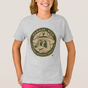 Logotyp för kakier för stack för skogsvaktare f t shirt