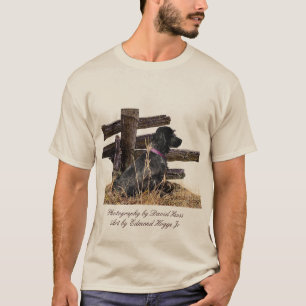 Logotyp för klubb för Spaniel för Tee Shirt