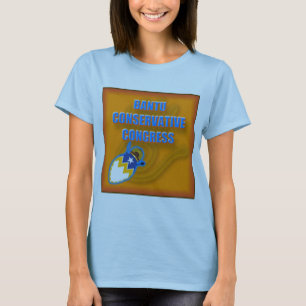 Logotyp för Konservativets kongress i Bantu Tee Shirt
