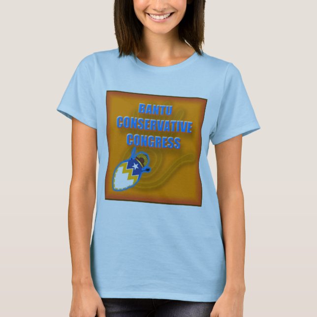 Logotyp för Konservativets kongress i Bantu Tee Shirt (Framsida)