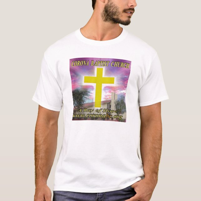 Logotyp för kranbaptistkyrkafärg tee shirt (Framsida)