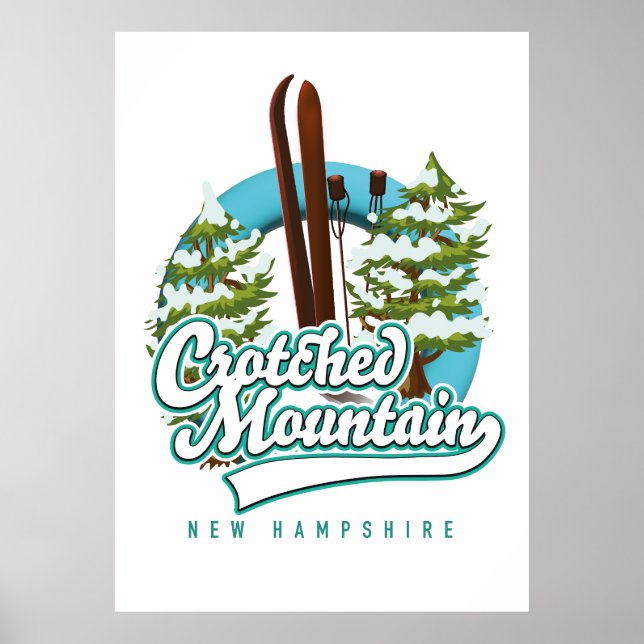 Logotyp för krockig bergskidor poster (Framsidan)