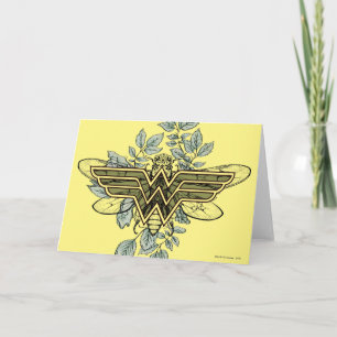 Logotyp för kvinnlig drottning Bee Kort