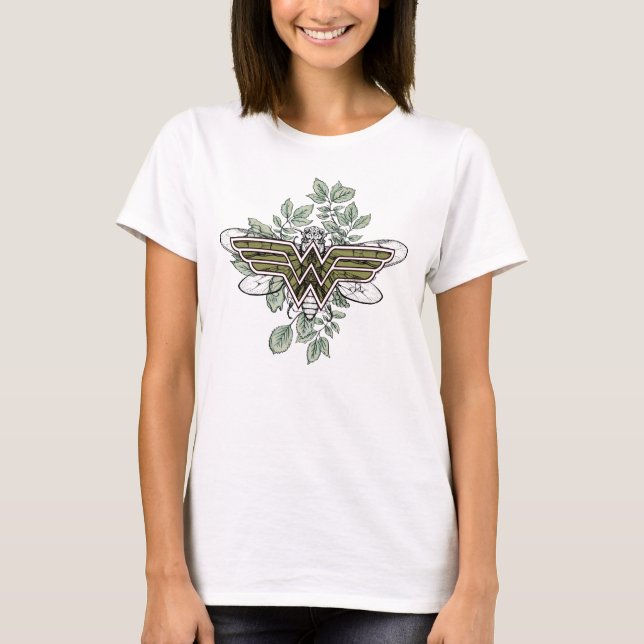  Logotyp för kvinnlig drottning Bee Tee (Framsida)