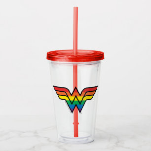 Logotyp för kvinnlig regnbåge Take Away Mugg