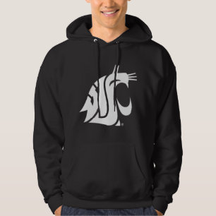 Logotyp för Lämnat chesterikon i Washington State Hoodie