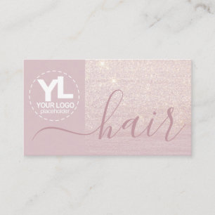 Logotyp för Lila i Glamor Glitter Visitkort