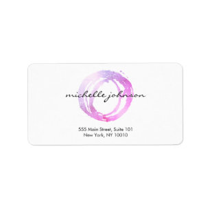 Logotyp för Luxe Rosa Pawarden Circle Designer Adressetikett