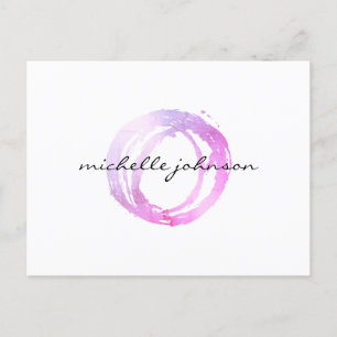 Logotyp för Luxe Rosa Pawarden Circle Designer Vykort