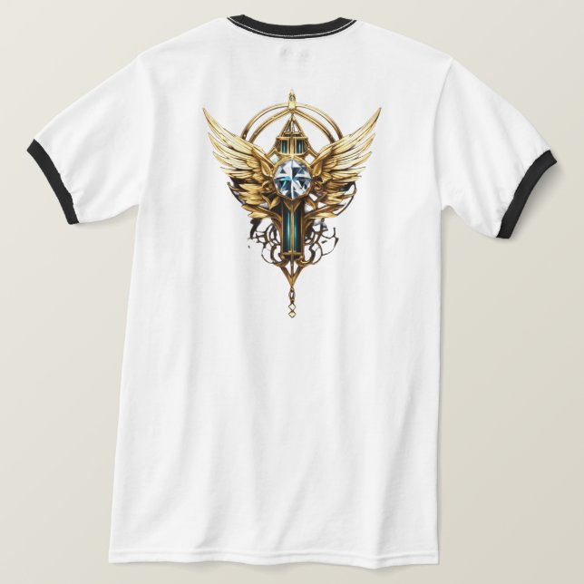 Logotyp för majestisk agle t shirt (Design baksida)