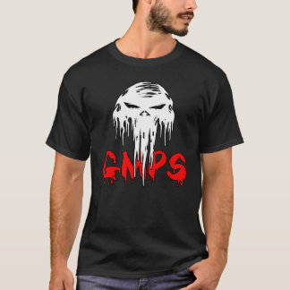 logotyp för mdball för gmpsvitskalle t shirt