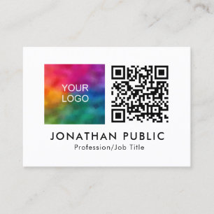 Logotyp för medarbetare Namn och avdelning QR-kod