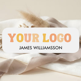 Logotyp för medarbetares Namn bricka-Anpassningsba Namnbricka