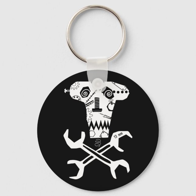 logotyp för mekaniska verkstäder nyckelring (Framsida)