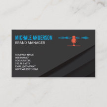 Logotyp för mikrofonsignal för Audio