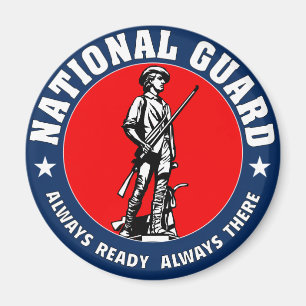 Logotyp för militär för armémedborgarevakt magnet