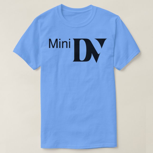 Logotyp för MiniDV-medieformat T Shirt (Design framsida)