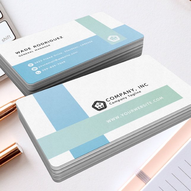 Logotyp för modern Abstrakt-Professionell - allmän Visitkort (Skapare uppladdad)