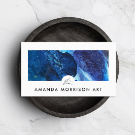 Logotyp för modern artist Painter Hand Visitkort