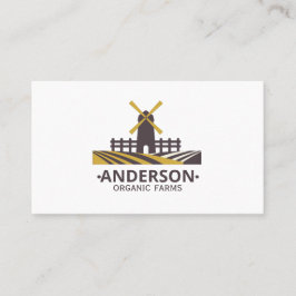 Logotyp för modern ekologisk odling visitkort