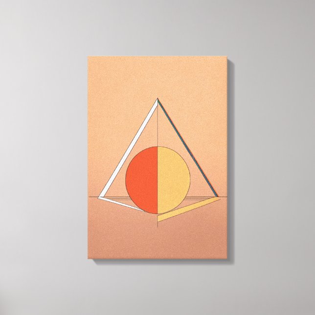 Logotyp för modern konst och Kreativ Canvastryck (Framsida)