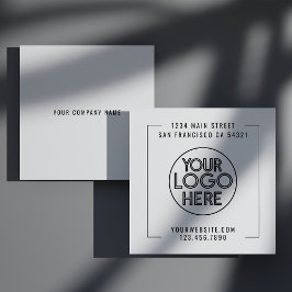 Logotyp för Modern Professionell Business Company  Fyrkantigt Visitkort
