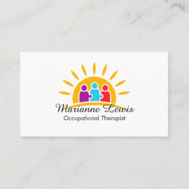 Logotyp för modern yrkestrafik visitkort