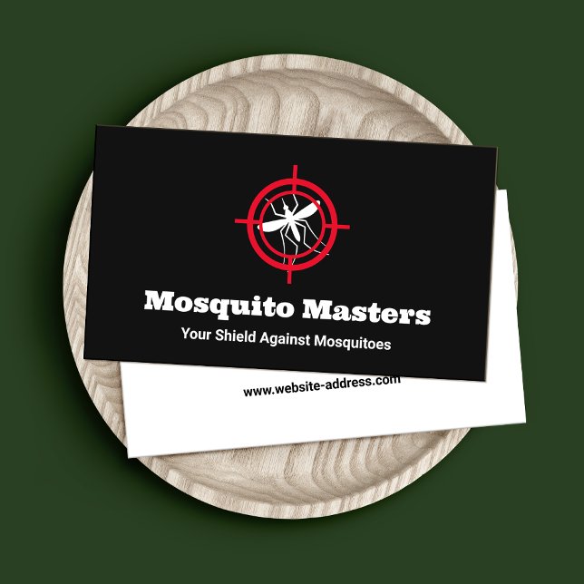 Logotyp för Mosquito Pest Control Target Visitkort (Skapare uppladdad)