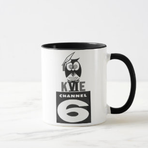 Logotyp för mugg 50's/60's för KVIE Retro