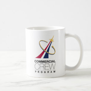 Logotyp för NASA:s kommersiella besättningsprogram Kaffemugg