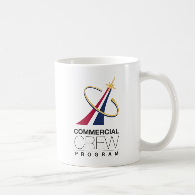 Logotyp för NASA:s kommersiella besättningsprogram Kaffemugg (Höger)