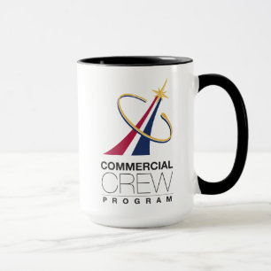Logotyp för NASA:s kommersiella besättningsprogram Mugg