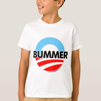 Logotyp för Obama nolla-Bummer T-shirt