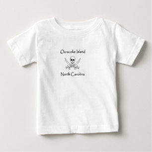 Logotyp för Ocracoke öNorth Carolina pirat Tee