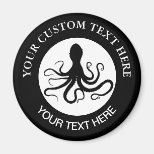 Logotyp för Octopus Anpassningsbar Magnet