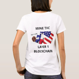 Logotyp för Officiell av textilmynt och Puzzle Bie T Shirt