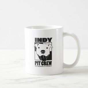 Logotyp för officiell för Indy gropbesättning Kaffemugg