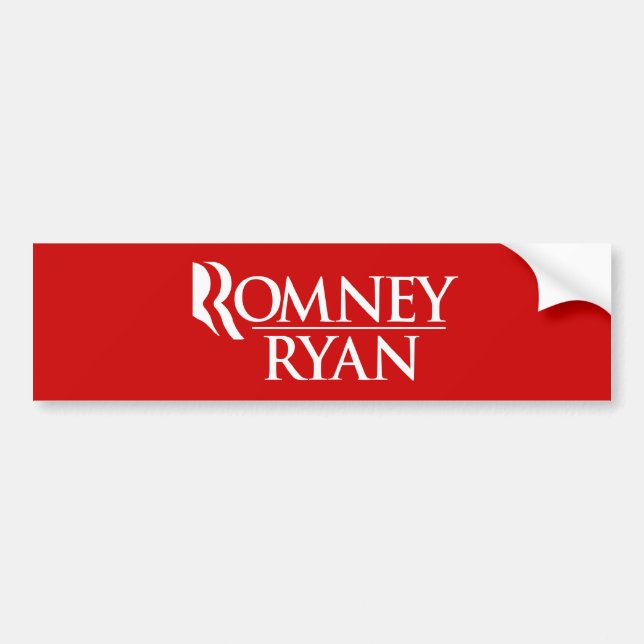 LOGOTYP FÖR OFFICIELL ROMNEY RYAN - .PNG BILDEKAL (Framsidan)